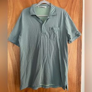 Travis Mathew Green Golf Polo